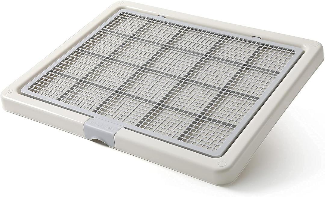 Smart Paws Large 76X62CM Pet Training Tray,Pet Training Pads Holder,Pet Toilet (Grey)