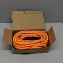 Long Dog Leash 30 FT: Heavy Duty Rope Leashes for Dogs Training with Swivel Lockable Hook Reflective Threads Bungee and Padded Handle - Dog Lead for Large Small Medium Dogs Outside Walking Hiking (30ft*1/2'', Orange)