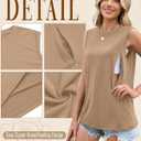 3 Pack Women's Nursing Tank Tops Hidden Zippers Sleeveless Shirts Breastfeeding Crew Neck Loose Maternity Tops, XX-Large