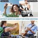 Doormoon Phone Lanyard Leash with 4 Patch, 2* Phone Tether, 4* Phone Tether Tab, 1* Carabiner for Climbing Outdoor Hiking Cycling Skiing Compatible for Smartphones Keys