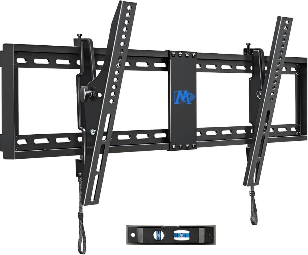 Mounting Dream TV Wall Mount for 42-86" TVs, Tilting TVs Mount with Level Adjustment Fits 16", 18", 24" Studs Easy for Centering, Wall Mount TV Bracket Max VESA 800x400mm, 120 LBS Loading, MD2263-XLK