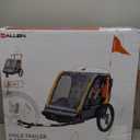 Allen Sports Deluxe Bike Trailer & Stroller (2 Child, Orange)