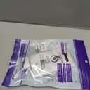 VCE Ethernet Wall Plate 2-Port, Cat6 Female to Female Wall Jack, RJ45 Keystone Inline Coupler Wall Outlet, White