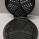 Mueller Heart 5 Waffle Maker, Waffle Iron, Adjustable Browning Control & Nonstick, Cool Touch Handle, Easy to Clean, Small Kitchen Appliances
