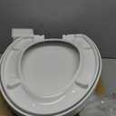 American Standard 5025A65G.020 Telescoping Luxury Slow-Close EverClean Elongated Front Toilet Seat, White