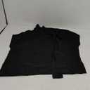Milumia Women's Bow Tie Mock Neck Cap Sleeve Satin Blouse Office Shirts XL