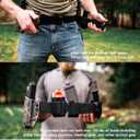 Vrose Flosi Quick Release Buckle EC MOLLE Utility Belt 2in1 Tactical Heavy Duty Gun Belt Law Enforcement for Men Women Medium-for Waist 32"-38"