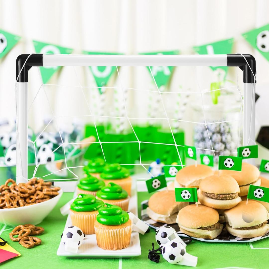 Soulchen Soccer Party Table Centerpieces Soccer Goal Tabletop Decorations Sports Themed Birthday Party Supplies