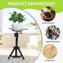 1PCS Adjustable Planter Inserts Plant risers,Tall Tapered Plant Riser Fill BottomPlanter Fillers for Large PotsIndoor and Outdoor 12-21" Rise4-12" Top
