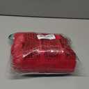 2-Piece Hand Towels for Bathroom in Red, Super Soft Decorative Hand Towel Set, Wavy Jacquard, Small Size 13x29 Inches