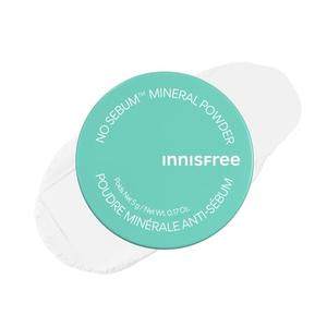innisfree No Sebum Matte Mineral Powder, Korean Loose Setting Powder for Blurring, Shine Control, Fragrance-Free, Translucent