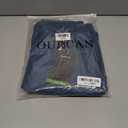 Ourcan Men's Rain Pants Over Pants Waterproof Windproof Pants Breathable Lightweight Suitable for Rainy Outdoors, Hiking, Golf, Fishing Blue, Small