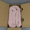 MIULEE Light Pink Room Darkening Curtains Thermal Insulated Drapes Solid Window Treatment Set Grommet Top Light Blocking Blackout Curtain for Living Room/Bedroom 2 Panels 52 x 84 inch Baby Pink