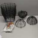 boldworks Garden Cloches for Plants Chicken Wire Cages to Protect from Animals Outdoor Extra Large Rustproof Thicker and Finer Mesh 12" x 20" Pack of 6