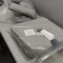 Face Down Pillow After Eye Surgery,BBL Pillow After Surgery Stomach Sleeping Pillow,Home Massage Pillows Faces Down with Shredded Memory Foam and Removable Cover (Gray)