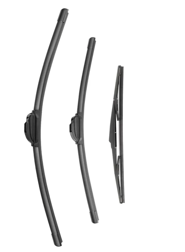 Wiper Blade Replacement for Cherokee 2014-2021, Windshield Wiper Blades 26"+18" With Rear Wiper 14" (Set of 3) U/J HOOK, Double Sided Rubber Strips and Longer Life