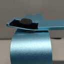 Ergonomic Aluminum Laptop Mount - Detachable Riser Stand Compatible with MacBook Pro/Air HP Lenovo Samsung Dell, All 10-17.3" Laptops (Sky Blue)