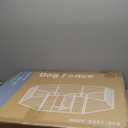 Smug Heavy-Duty Iron Dog Playpen  8 Panel 24 Durable, Rust-Resistant Pet Fence for Indoor & Outdoor Use, Secure & Spacious Pet Play Area for Dogs, Puppies & Small Animals (Black)