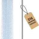 316 Marine-Grade Stainless Steel Wall-Mount Outdoor Shower Kit