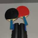 Trademark Innovations Portable & Lightweight Ping Pong Game Set (Red)