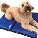 CoolerDog Hydro Cooling Mat 2 Pack for Dogs Dog Cooling Mat & Cooling Pad for Hot Weather Triple Layer Cooling with Ice Sheet & Water Cushion (23" x 18" Each)