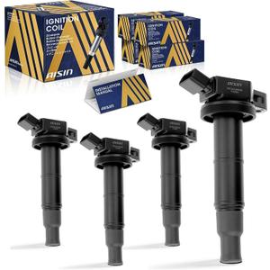 AISIN AFTERMARKET ESCAZ-00500 Pack of 4 Ignition Coils - Compatible with Toyota RAV4 01-08, Camry 02-11, Corolla 09-10, Highlander 01-07, Lexus HS250h 10-12, Scion tC 05-16, xB 10-15