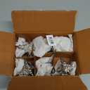 DII Christmas Thanksgiving Holiday Tabletop Dcor Collection Decorative Napkin Ring Holder Set, 2" Diameter, Silver Christmas Tree, 6 Piece