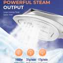 Steam Iron for Clothes, 1600W 2-in-1 Iron & Steamer with Detachable Ceramic Soleplate, Converts from Steamer to Iron in Seconds, Auto-Off, Self-Cleaning, Wrinkle Remover for All Fabrics