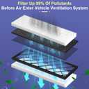 4PCS HEPA Cabin Air Filter for Tesla Model Y 2022-2026, Air Intake Filter with Activated Carbon, Replacement Filters for Model Y High Efficiency Filter Kits