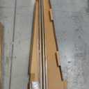 Ivilon Window Curtain Rod Decorative End Cap Design, 1" Rod, 72" to 144". Warm Gold