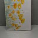 Poppy Wall Art Canvas Prints Yellow Flower Picture Wall Decor Watercolor Floral Wall Paintings for Living Room Bedroom Bathroom Decor Framed(Flower-3,16.00" x 24.00")