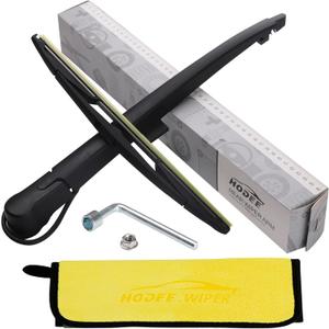 Rear Wiper Arm Blade Kit,Exact-Fit Replacement for 2007-2014 Chevrolet Chevy Tahoe Suburban,Yukon,Escalade,OEM-Style Fit,Easy Install in Minutes,Complete Hardware Included (Cap/Nut),Streak-Free