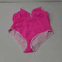 AI'MAGE Womens Swimsuit One Piece Tummy Control Bathing Suit V Neck Push Up Double Straps Slimming Swimwear XS-XXL (Small, Rose)