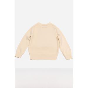 Boys and Girls Wool Sweater Fall Winter First-Line Ready to Wear Crewneck Long Sleeve Seamless Sweater(Small)