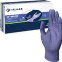 HALYARD SKYBREEZE Nitrile Exam Gloves, Powder-Free, 3.5 mil, Blue, Large, 47376 (Case of 2000)