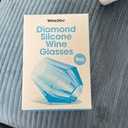 Wine2Go Diamond Silicone Wine Glasses 9oz