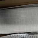 4-Panel Replacement Fabric for Sliding Panel Track Blinds 23" W x 96" L Fabric Only Pre-Attached Hook & Loop Fasteners Trimmable, No Bottom Rail Included, Light Filtering - Light Beige