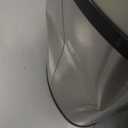 iTouchless 50 Liter / 13 Gallon Kitchen Trash Can with Lid & Deodorizer  Motion Sensor Semi-Round Stainless Steel Garbage Bin for Home, Office, or Garage  Slim, Wide Opening Large Capacity Design (Mist Silver, Black)