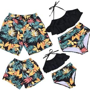 Couples Matching Swimsuit Family Matching Swimwears Dad and Me Matching Swimming Shorts, Small