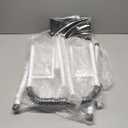 Bed Rails for Elderly Adults Safety - ASTM Approved Adjustable Bed Cane Supports 350LBS with Non-Slip Grip & Storage Pocket, Stable Bed Assist Rails for Seniors, Tool-Free (Medium, Black Curved Handle Without Light)