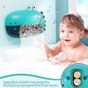 Lehoo Castle Toddler Bath Toys, Bath Bubble Machine, Dinosaur Bath Toys for Kids Ages 1-3, Bubble Maker for Bathtub, Toys for Boys Girls