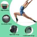 2pcs Green Ankle Brace for Kids, Adjustable Compression Ankle Sleeves for Children Sports, Running, Dance, Fitness, Breathable Polyester Fiber Support (Small)