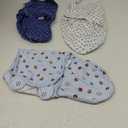 Bubble Bear 3 Pack Baby Swaddle 0-3 Months - Infant Adjustable Newborn Swaddles Blanket Baby Girl Boy, Swaddling Wrap Blanket Sleep Sack for Newborn-Blue