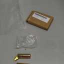 PATIKIL Sloped Ceiling Light Adapter, 4 Pack 90/350 Degree M10 Thread Chandeliers Ceiling Pendant Lighting Adapter for Angle or Irregular Ceiling, Champagne Gold