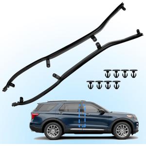 BB5Z7825324B Door Weatherstrip Seal RH LH Pair Fit for Ford Explorer Sport 2011-2019, Police Interceptor Utility 2013-2019 Driver Side & Passenger Side Weather Strip Replace BB5Z7825325B