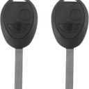 X AUTOHAUX 2pcs 433MHz Replacement Smart Proximity Keyless Entry Remote Key Fob for Mini Copper 2002 2003 2004 2005 2 Buttons with Door Key PCF7931 Chip with Match Code