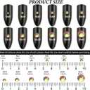 2 x Novani Hotfix Rhinestones,Rainbow Glass Round Glitter Crystals Sparkly Gems for Crafts Clothes Shoes Bag DIY Decoration (SS20/4.8MM/1440pcs)