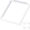 UPGRADED 241969501 Refrigerator Shelf Frame Compatible with Frigidaire Shelf Replacement Parts Crisper Drawer Pan Cover with 241993101 & 241993001 Crisper Cover Support LFSS2612TF0, FFSS2615TS0 Shelf