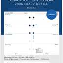 Filofax Mini week on two pages English 2026 diary 26-68121