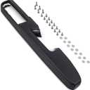 80994 Front Right Passenger Side Armrest Repair Kit Fit for Chevy Silverado Suburban Tahoe Avalanche For GMC Sierra Yukon 2010-2014 Door Panel with Release Handle Above Armrest - Black - GM# 84127325